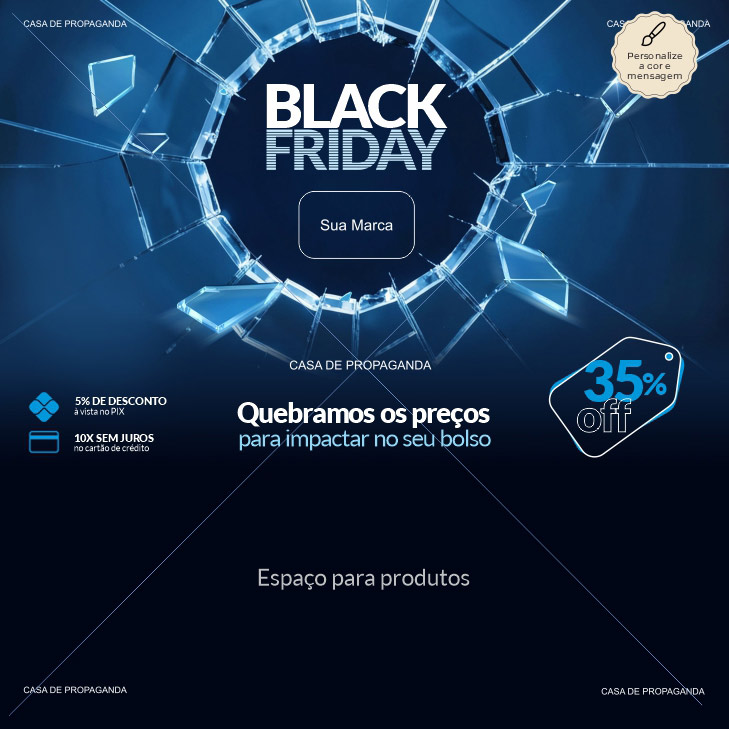 Arte Promocional Black Friday Impacto Extendida