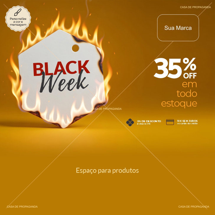 Arte Promocional Black Friday Queima Total Extendido