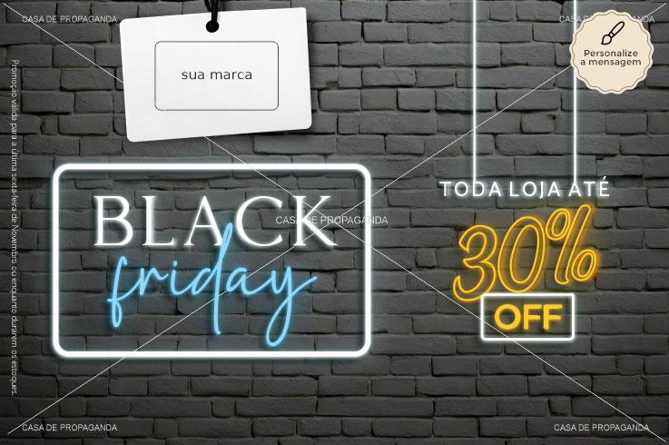 Cartão Promocional Black Friday