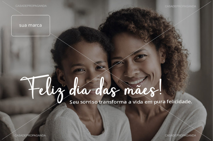 Cartão Sorriso Dia das Mães Empresas