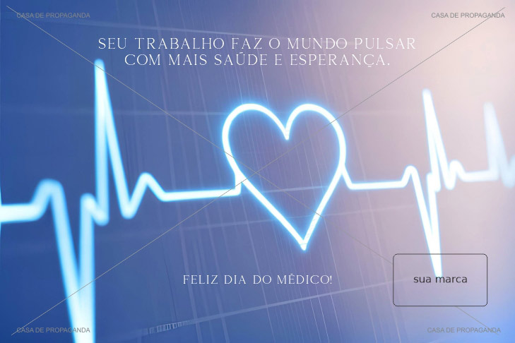 Cartão Dia do Médico Pulsar