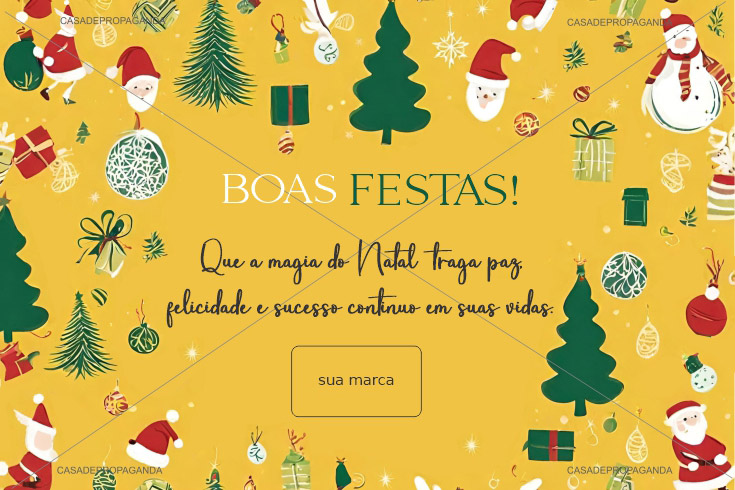 Cartão Natal Pattern